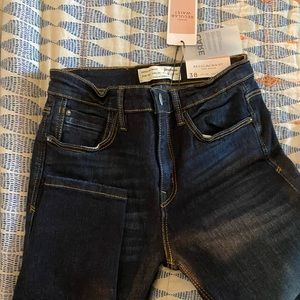stradivarius skinny regular waist jean